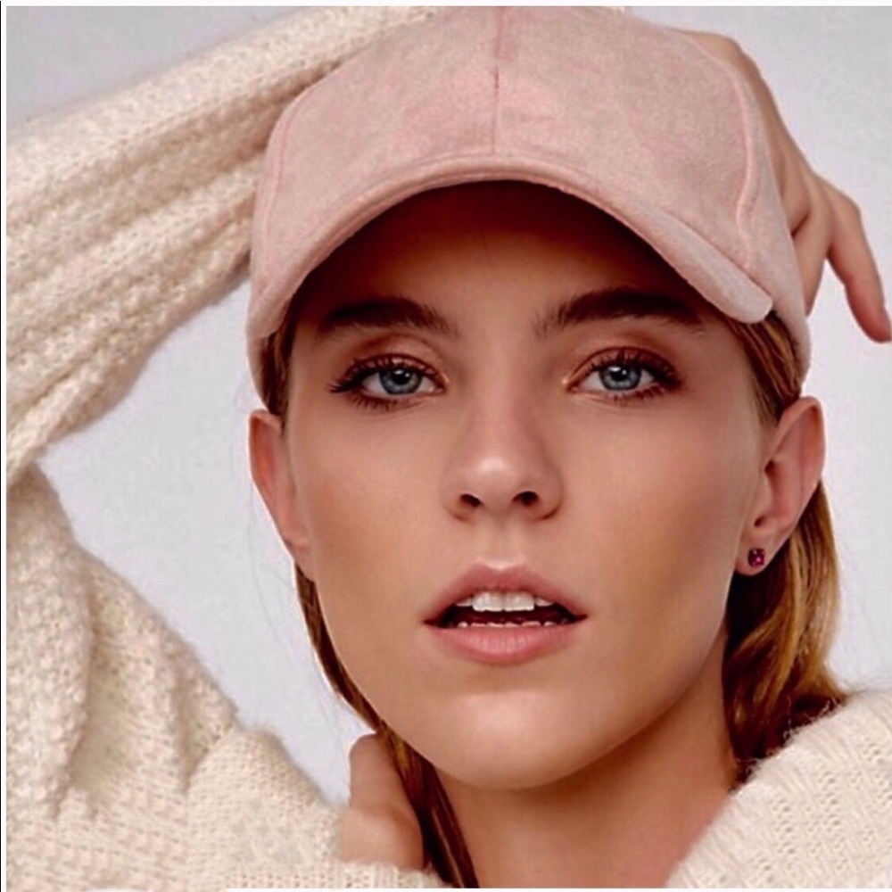 5 🌟 🎉 HP 🎉Faux Suede Baseball Cap - Gray - Picture 2 of 5